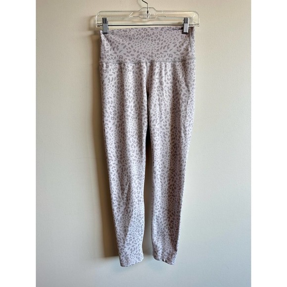 ALLFENIX x Anthropologie Gray Cheetah 7/8 Leggings Size Medium - Picture 2 of 10